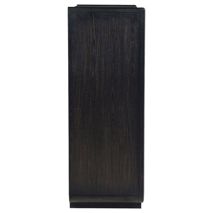 Leandro 5-drawer Bedroom Chest of Drawers Burnished Black