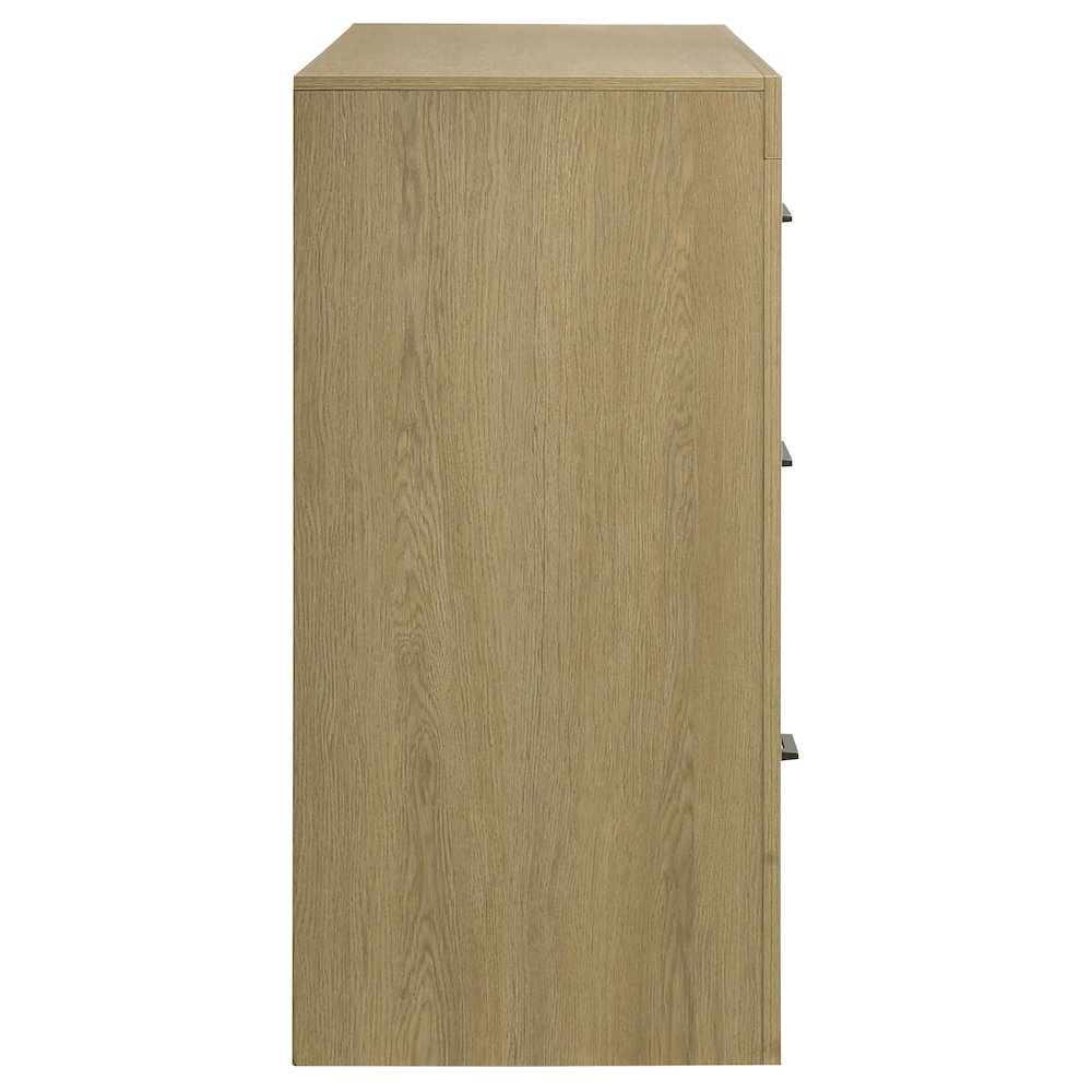 Hendricks 6-drawer Bedroom Dresser Storage Cabinet Light Oak