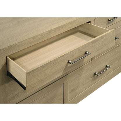 Hendricks 6-drawer Bedroom Dresser Storage Cabinet Light Oak