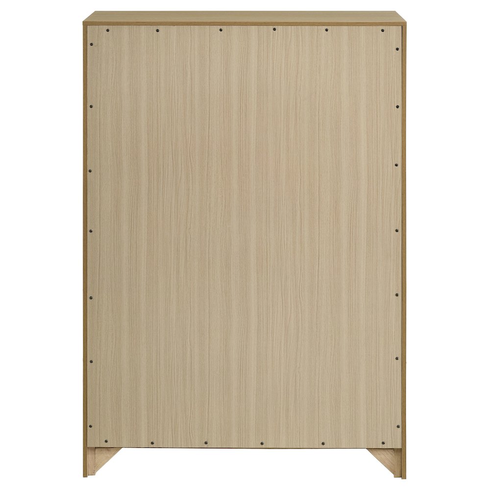 Hendricks 5-drawer Bedroom Chest of Drawers Light Oak