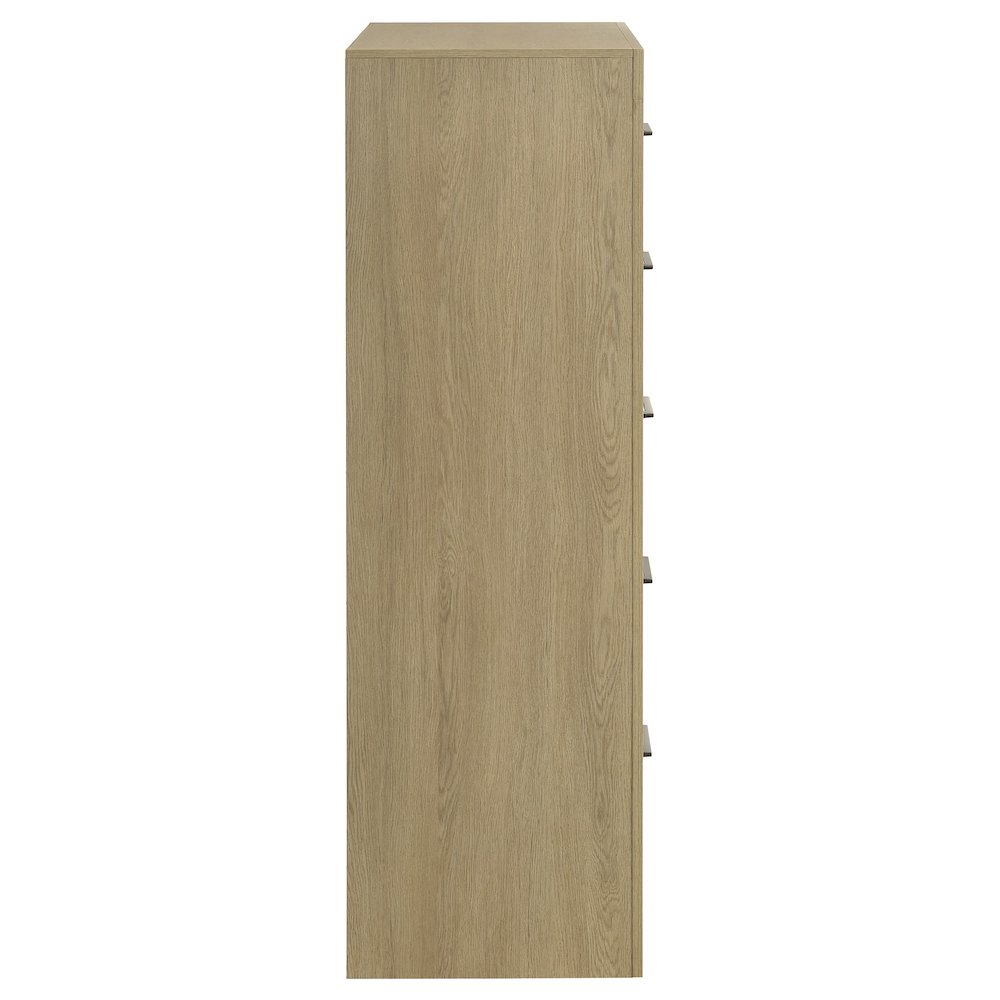 Hendricks 5-drawer Bedroom Chest of Drawers Light Oak