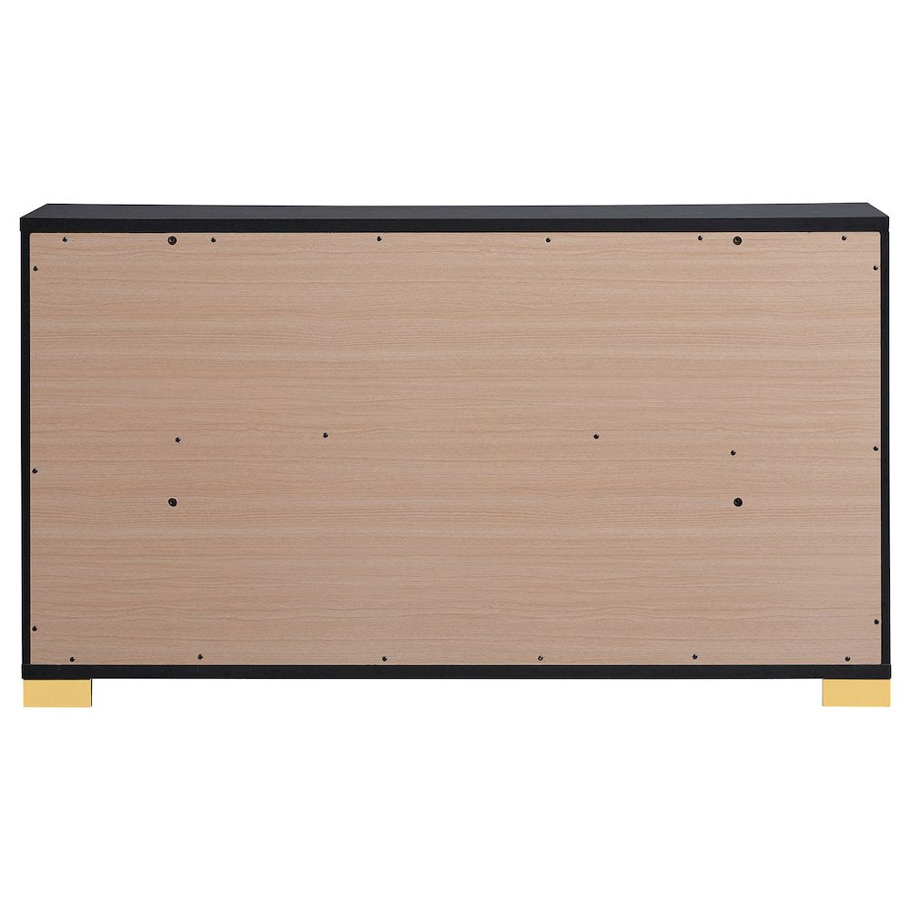 Marceline 6-drawer Dresser Black