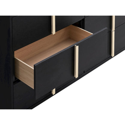 Marceline 6-drawer Dresser Black