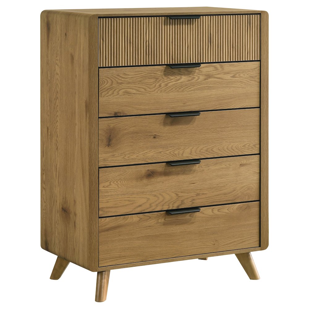 Bennett 5-piece California King Bedroom Set Light Oak