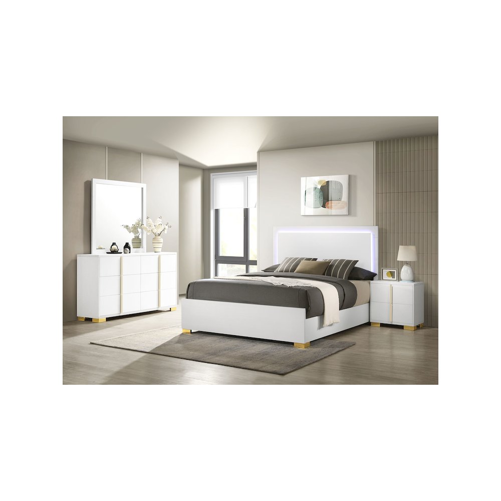 Marceline 4-piece Queen Bedroom Set White