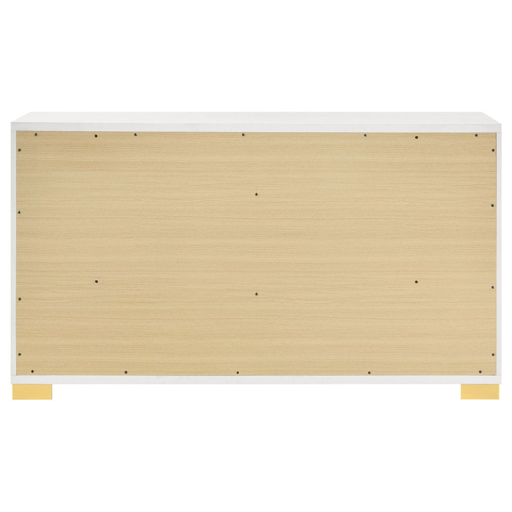 Marceline 6-drawer Dresser White