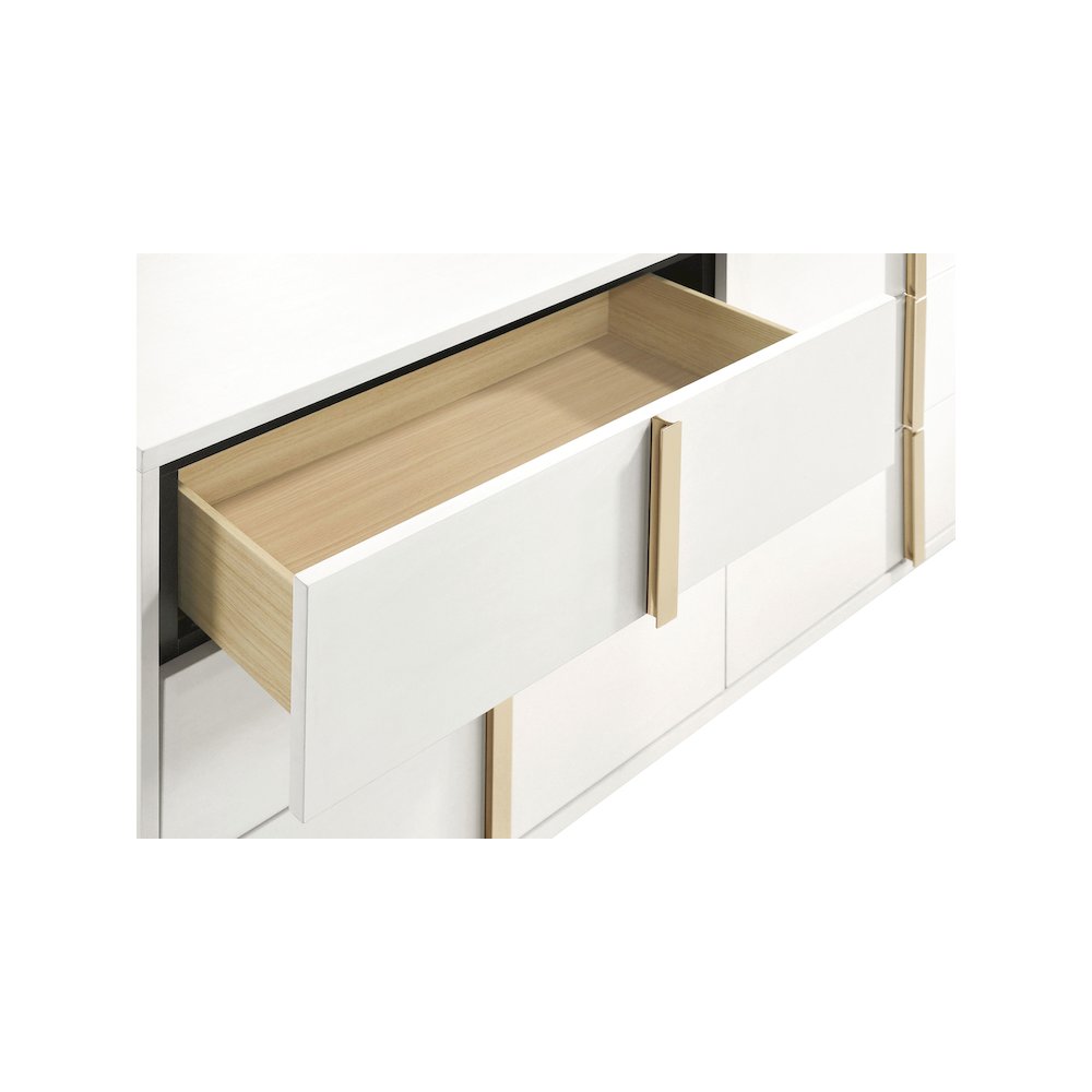 Marceline 6-drawer Dresser White
