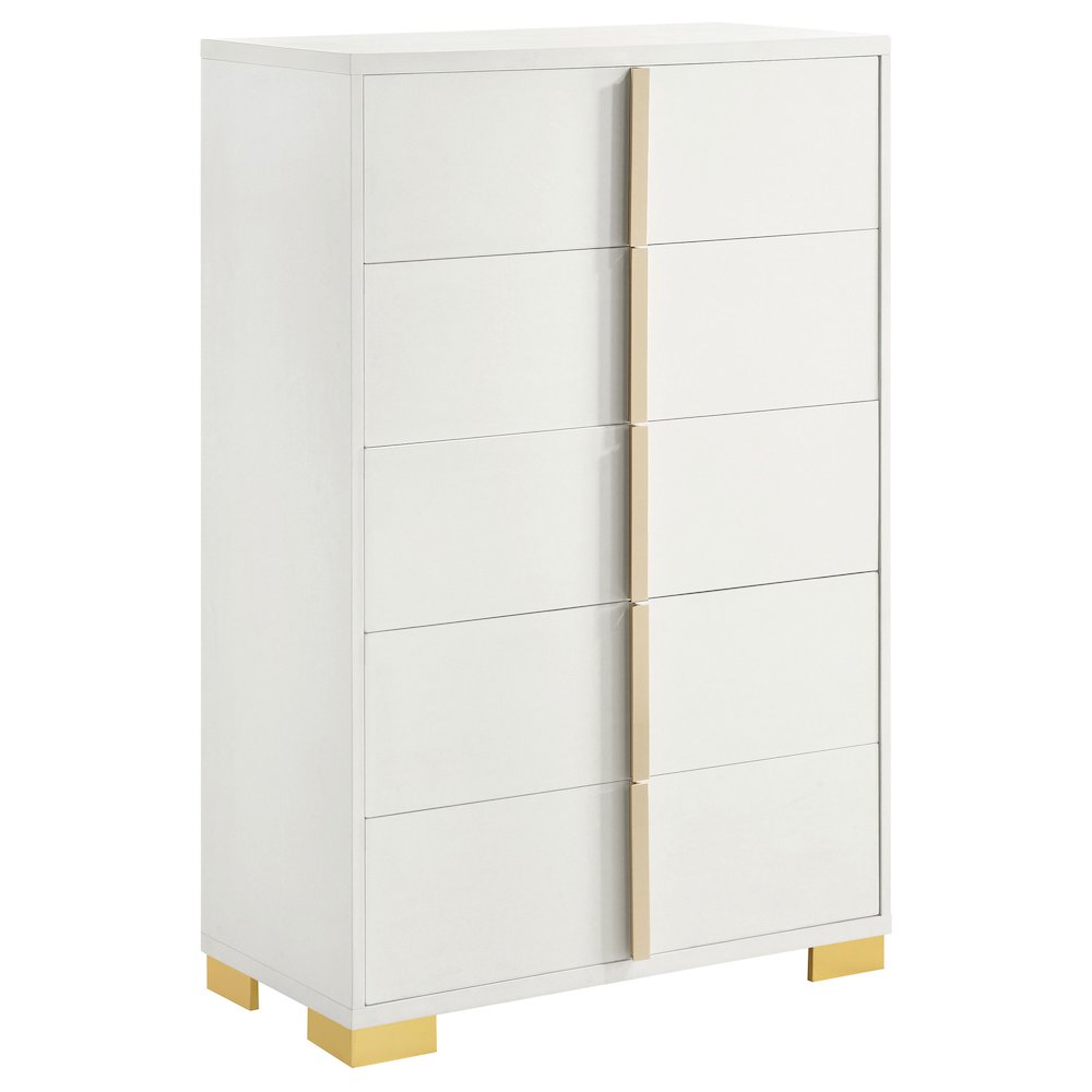 Marceline 5-drawer Bedroom Chest White
