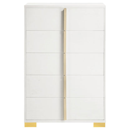 Marceline 5-drawer Bedroom Chest White