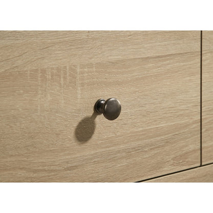 Arielle 6-drawer Bedroom Dresser with Mirror Light Oak