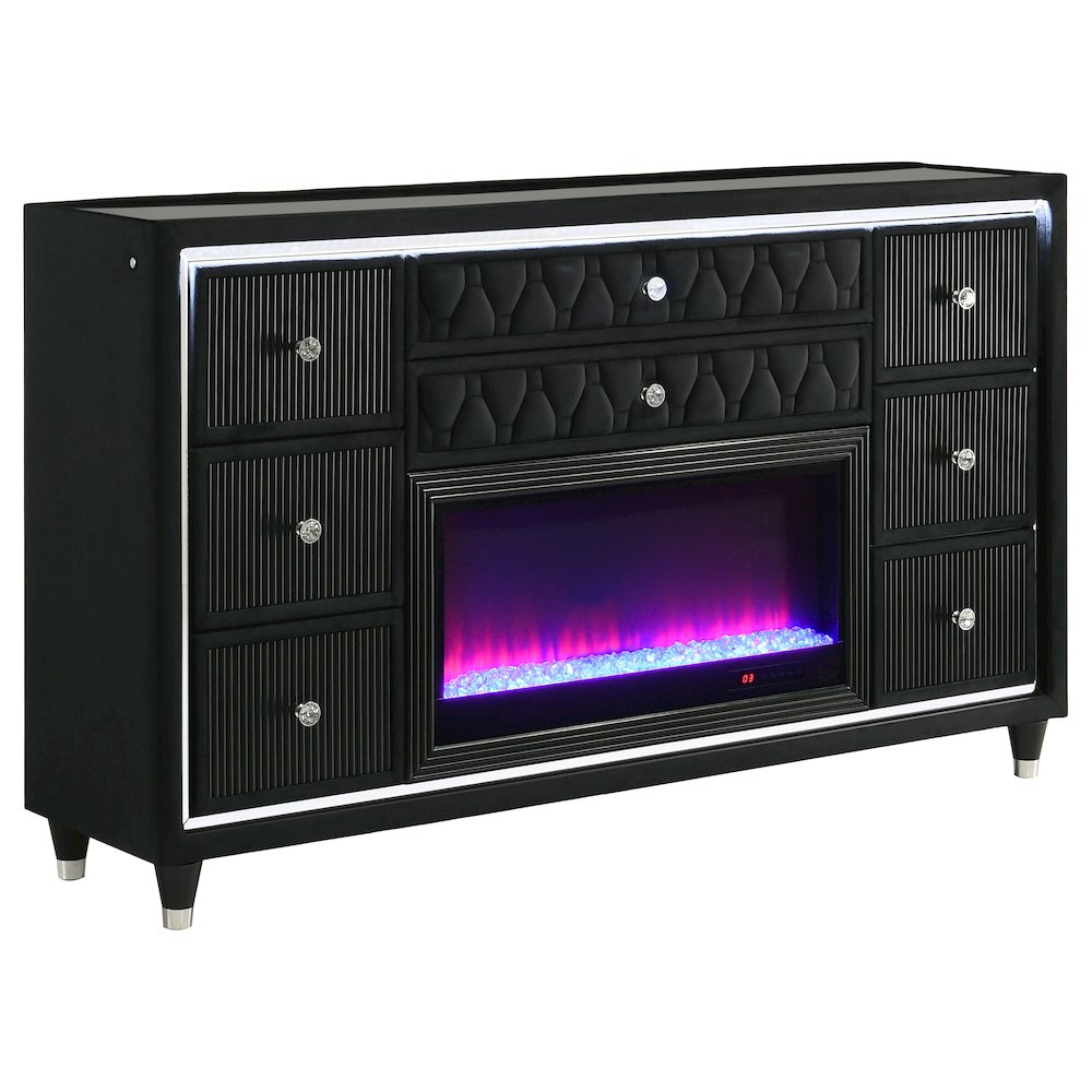 Lorient 5-piece California King Bedroom Set Black