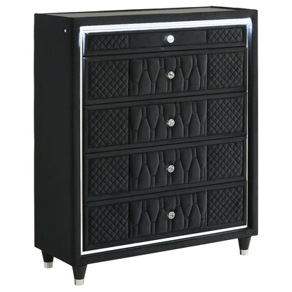 Lorient 5-piece California King Bedroom Set Black