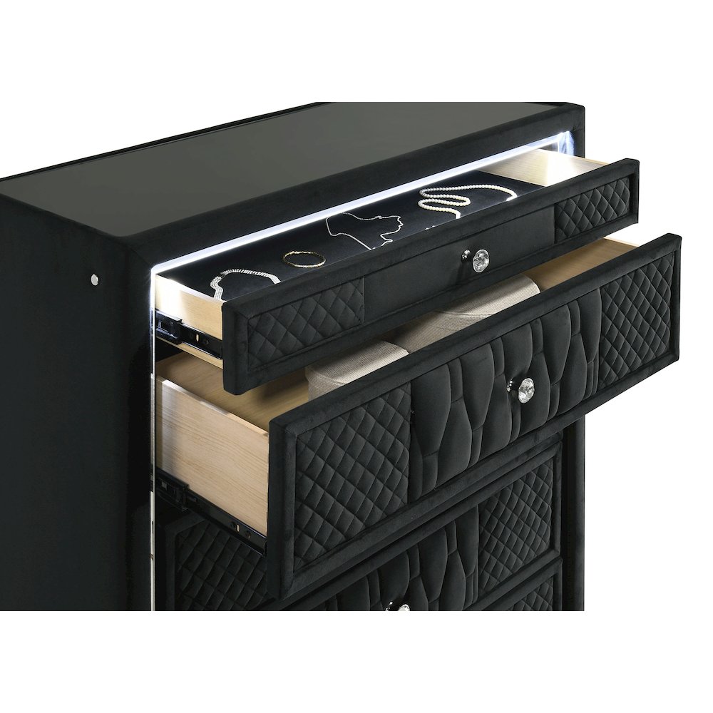 Lorient 5-piece California King Bedroom Set Black