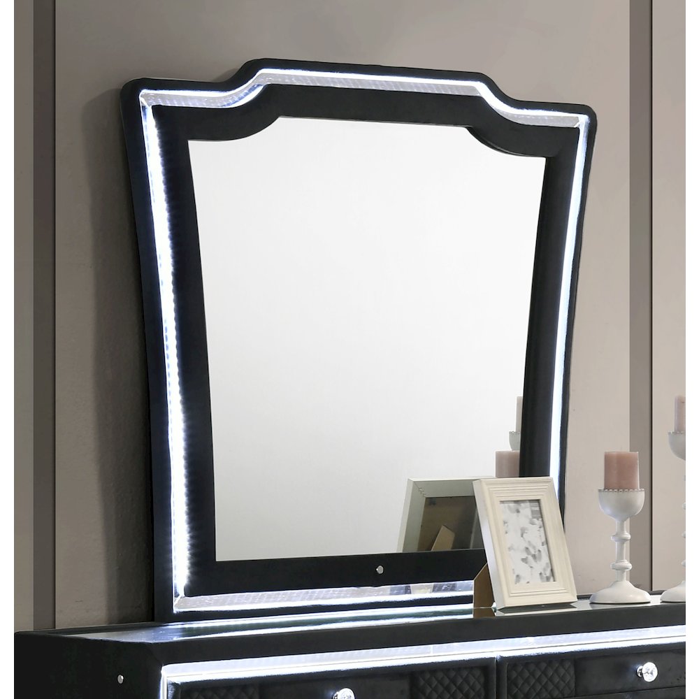 Lorient LED Dresser Mirror Black