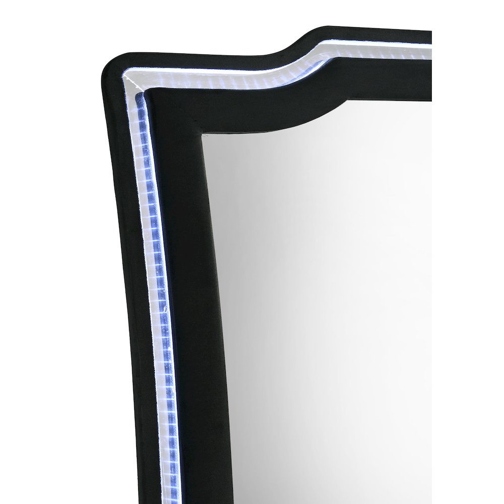 Lorient LED Dresser Mirror Black