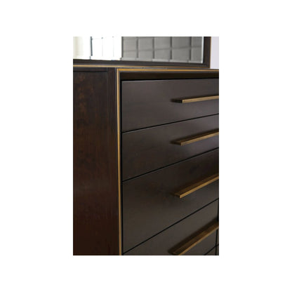 Durango 8-drawer Dresser with Mirror Smoked Peppercorn