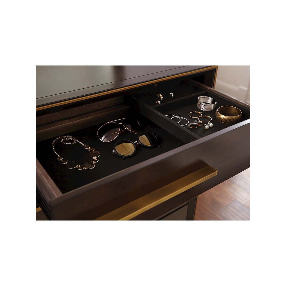 Durango 8-drawer Dresser with Mirror Smoked Peppercorn