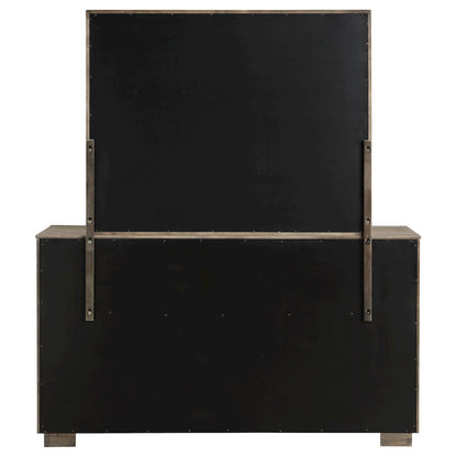 Durango 8-drawer Dresser and Mirror Washed Oak