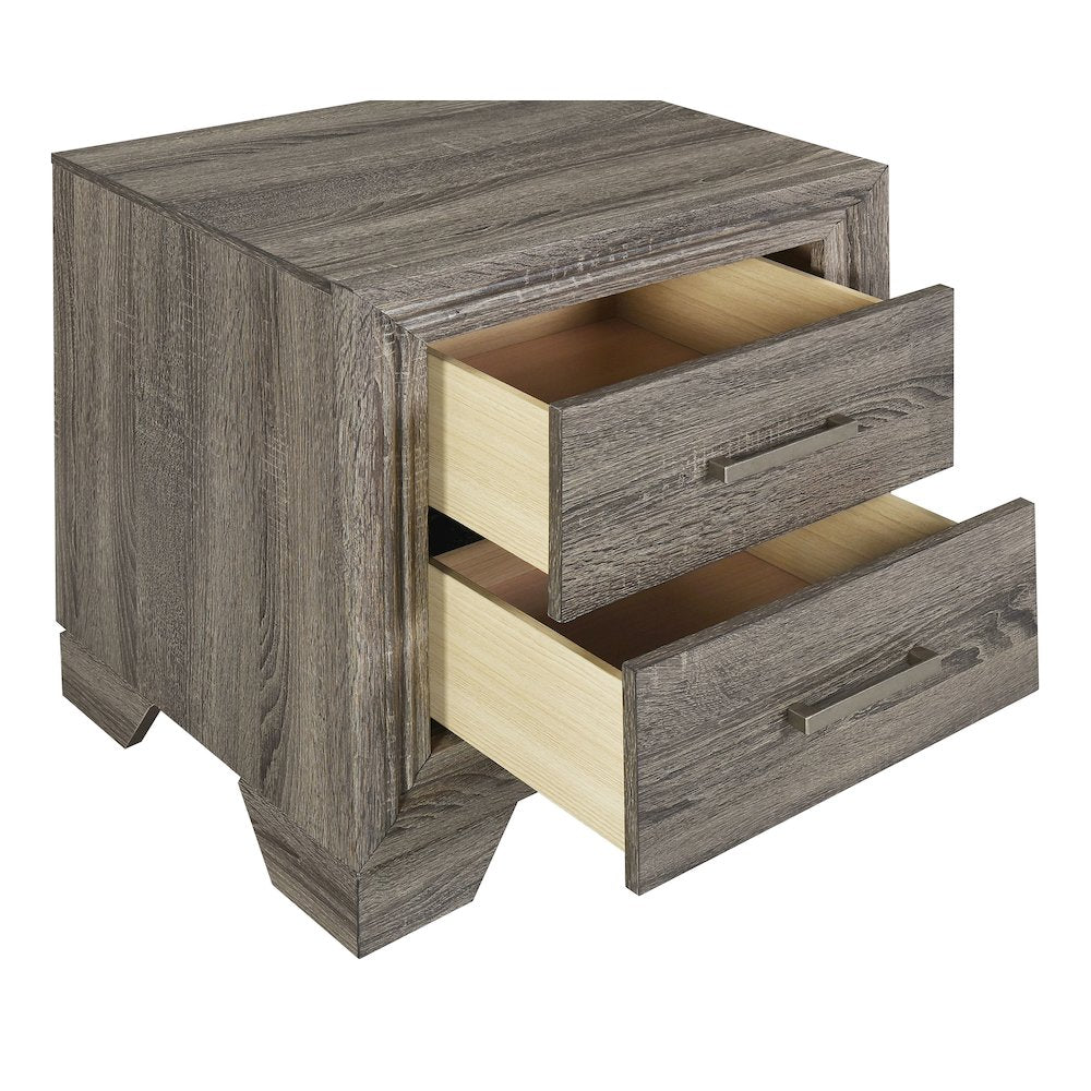 Wright 4-piece California King Bedroom Set Brown Oak