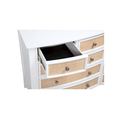 Bexhill 10-drawer Dresser and Mirror White