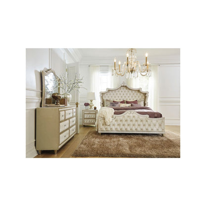 Antonella 4-piece Eastern King Bedroom Set Ivory