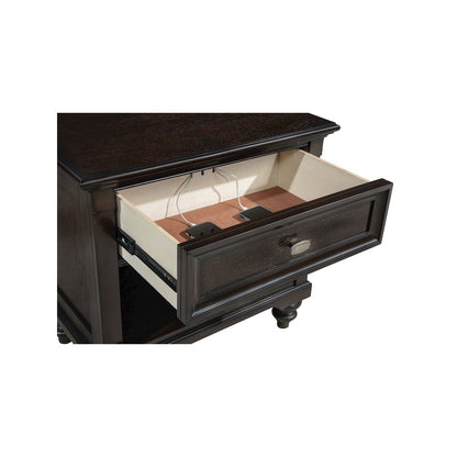Andover 4-piece Queen Bedroom Set Dark Oak