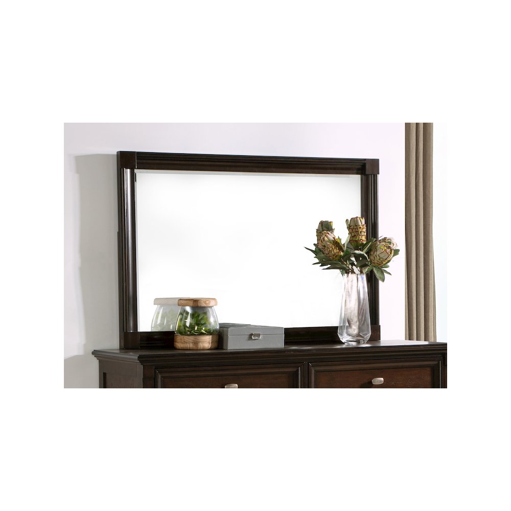 Andover Dresser Mirror Dark Oak