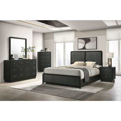 Cavelle 5-piece Full Bedroom Set Black