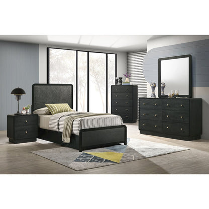 Cavelle 5-piece Twin Bedroom Set Black