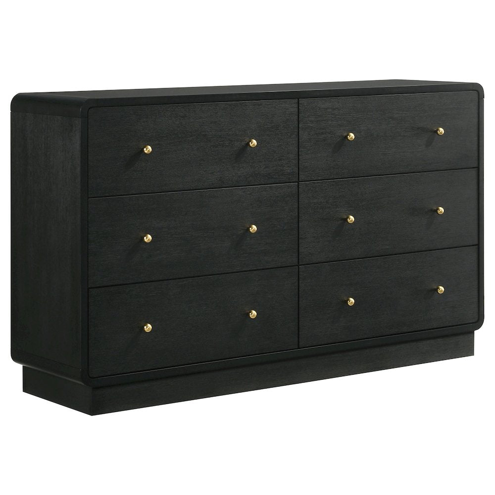 Cavelle 5-piece Twin Bedroom Set Black