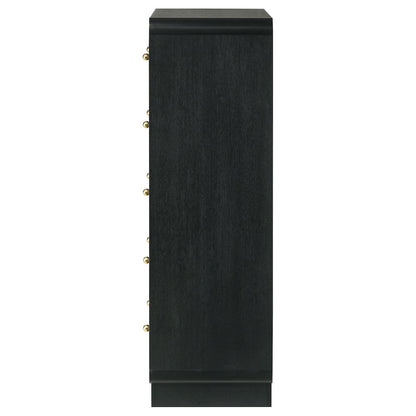 Cavelle 5-drawer Chest of Drawers Black