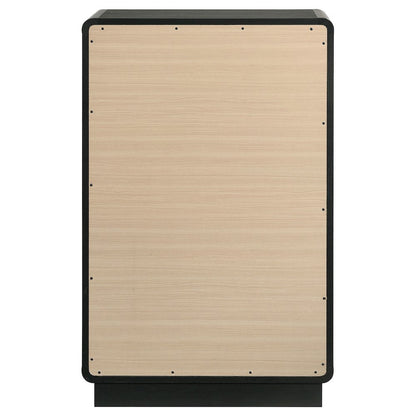 Cavelle 5-drawer Chest of Drawers Black