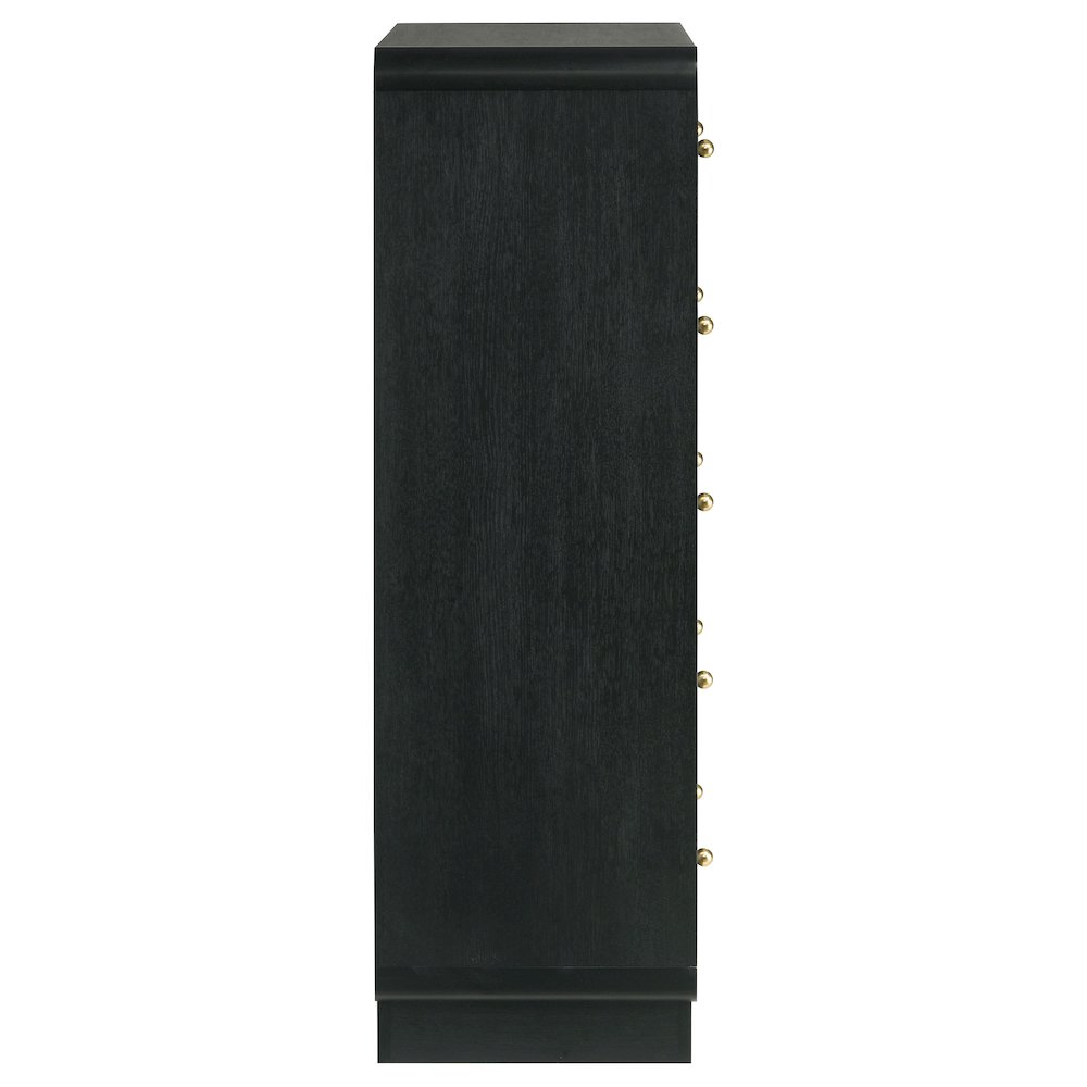 Cavelle 5-drawer Chest of Drawers Black