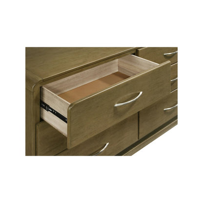 Amsbury 6-drawer Dresser and Mirror Nutmeg
