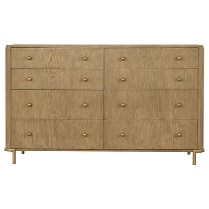 Arini 5-piece Eastern King Bedroom Set Cream and Sand Wash
