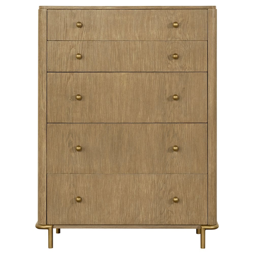 Arini 5-piece Eastern King Bedroom Set Cream and Sand Wash