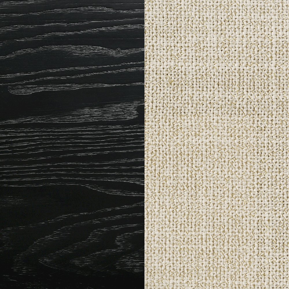 Arini 56-inch California King Panel Bed Cream and Black