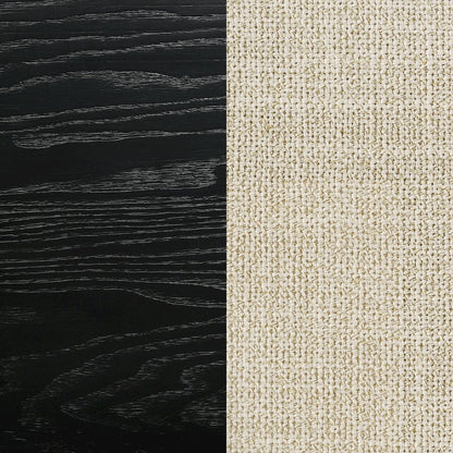 Arini 56-inch California King Panel Bed Cream and Black