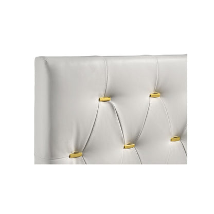 Kendall Upholstered Eastern King Panel Bed White