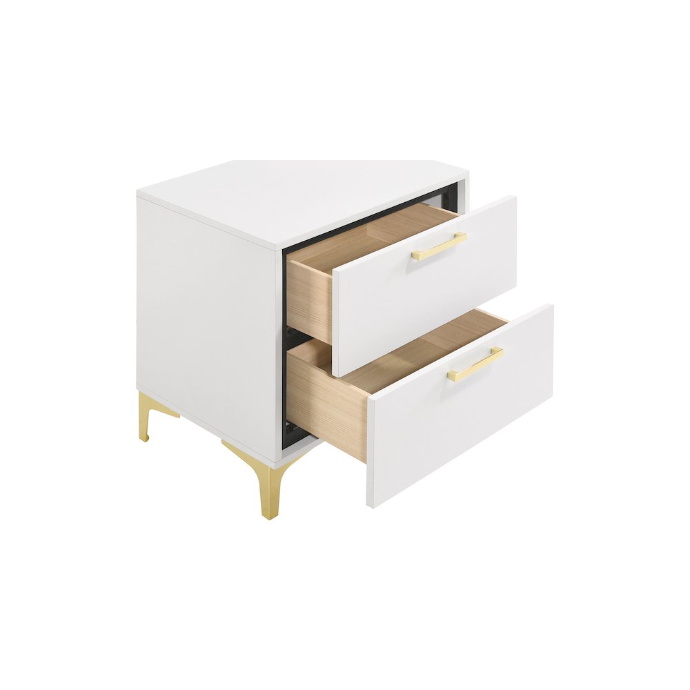 Kendall 2-drawer Nightstand White