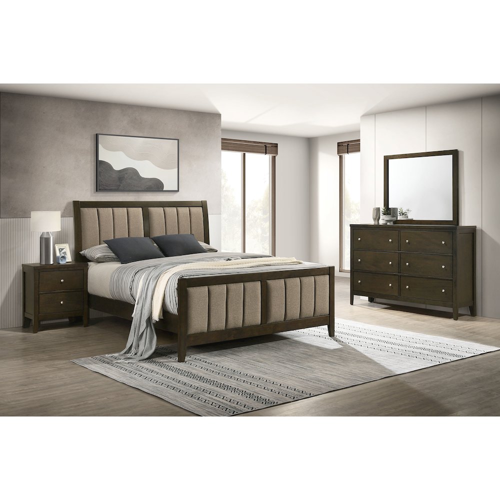 Wilkes 4-piece California King Bedroom Set Dark Cocoa