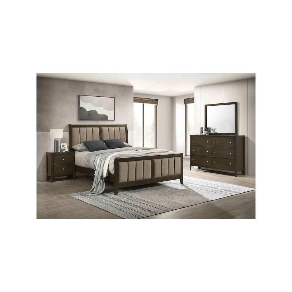 Wilkes 4-piece Queen Bedroom Set Dark Cocoa