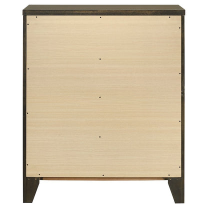Wilkes 4-drawer Chest of Drawers Dark Cocoa