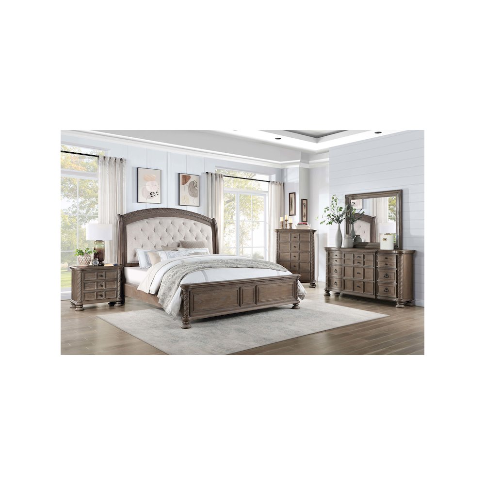 Emmett Dresser Mirror Walnut