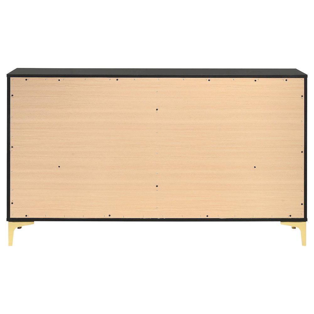 Kendall 6-drawer Dresser Black