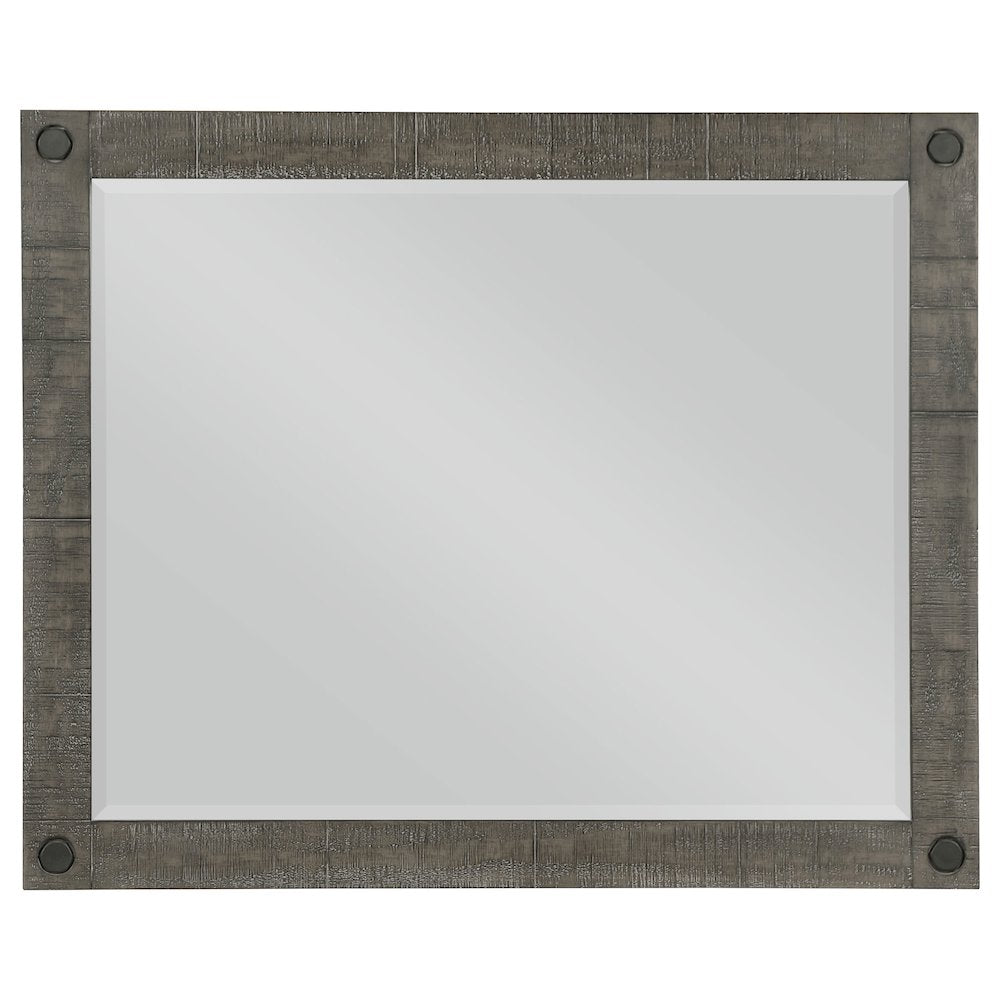 Lilith Dresser Mirror Distressed Grey