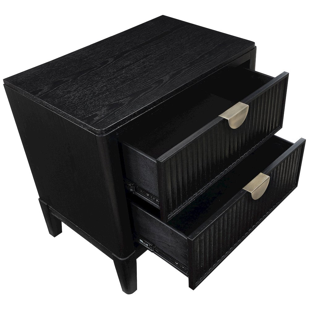 Brookmead 4-piece Upholstered Cal King Bedroom Set Black