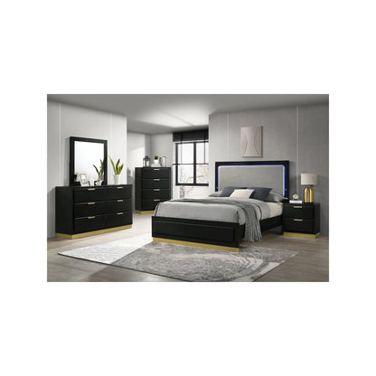 Caraway 5-piece Queen Bedroom Set Black
