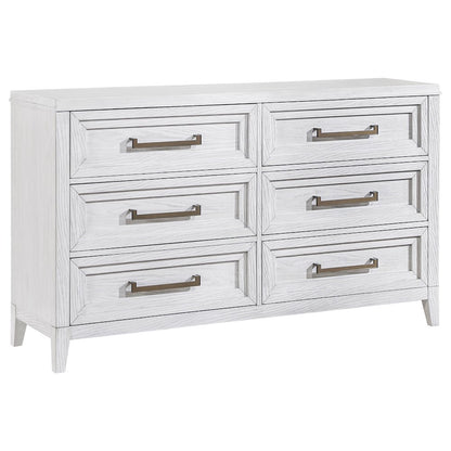 Marielle 4-piece Queen Bedroom Set Distressed White