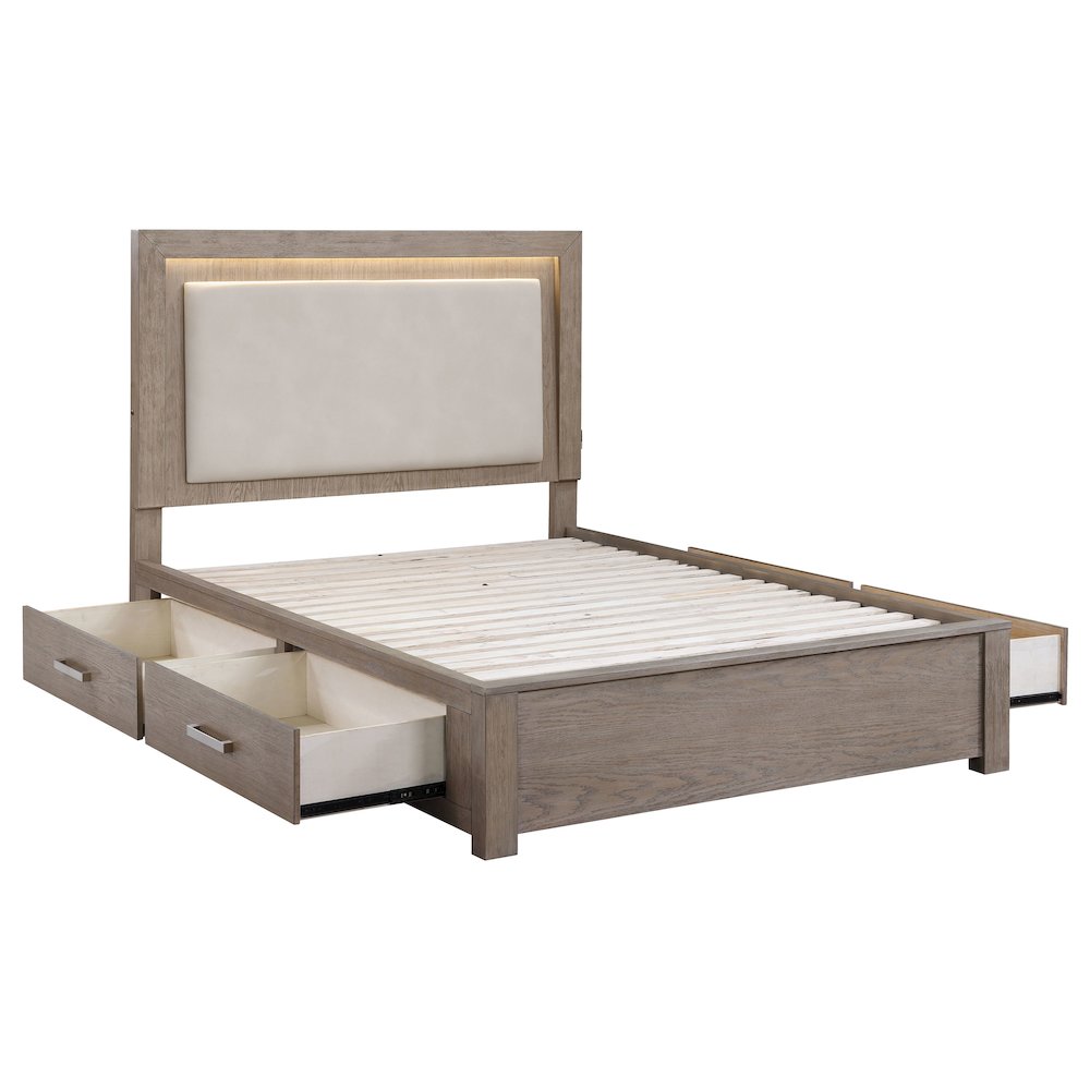 Kenora 5-piece Queen Bedroom Set Barley Brown